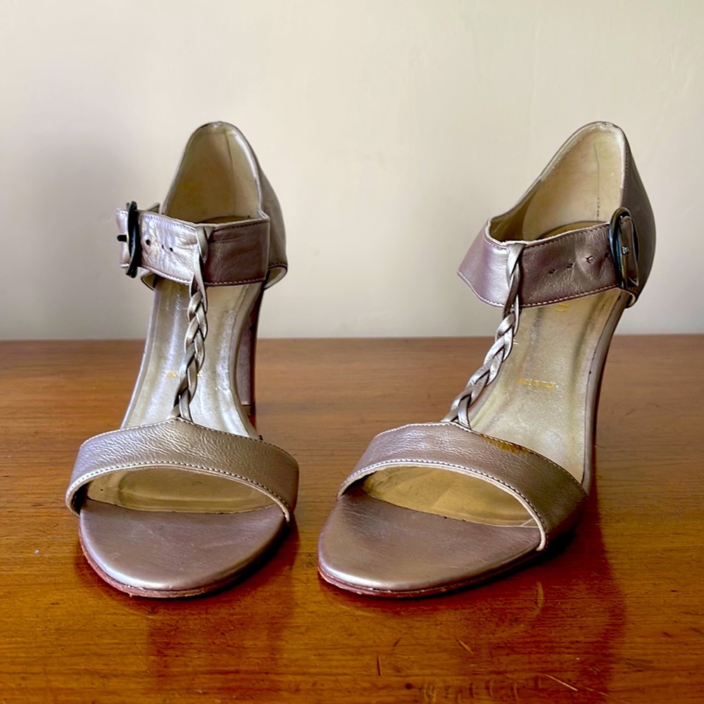 Amalfi Metallic Leather Dress Sandal